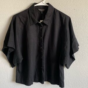 Banana Republic linen button-down top​
